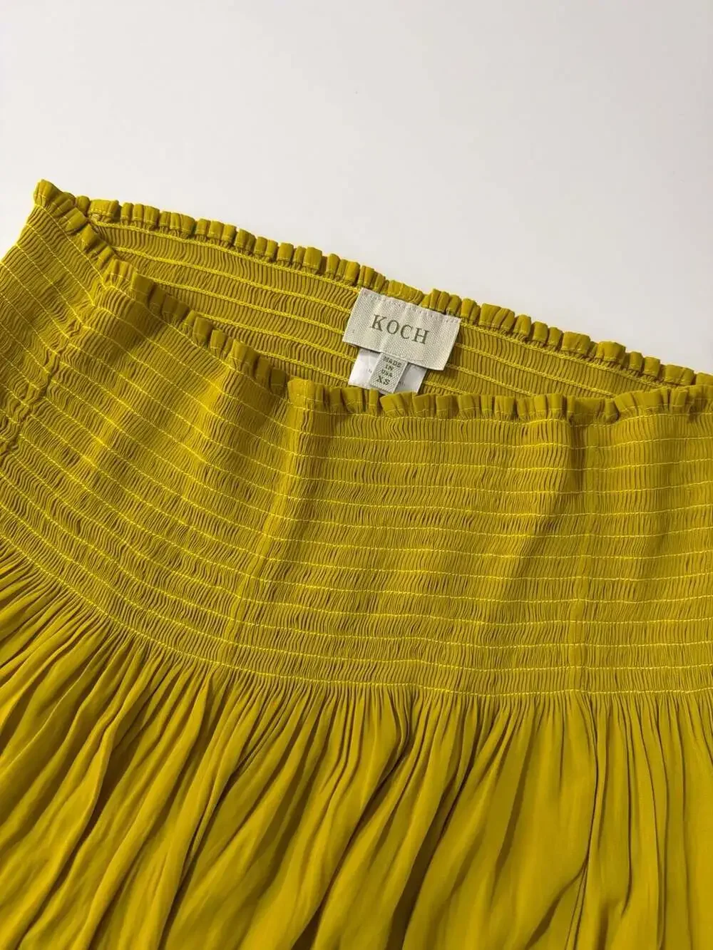 KOCH Erica Skirt in Limoncello‎ Yellow